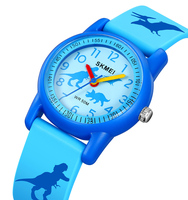 Montre Skmei 2157 Cadeau de Noël Montres en plastique pour enfants Dessins animés Enfants Fille Garçon Mignon Montre analogique à quartz pour enfants