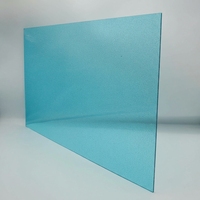 Feuille d'acrylique coulée transparente bleue scintillante de 1/8 po pour découpe laser CO2, breloques animales mignonnes et projets personnalisés