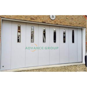 <span class=keywords><strong>Porte</strong></span> de <span class=keywords><strong>garage</strong></span> <span class=keywords><strong>coulissante</strong></span> latérale moderne en aluminium, <span class=keywords><strong>motorisée</strong></span>, avec vitrage intégral - Product Image 5