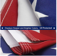 Les fabricants fournissent des drapeaux américains 3x5 drapeaux personnalisés professionnels pour le drapeau américain du Royaume-Uni