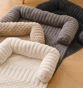 Cama de Felpa Elevada para Mascotas con Cojín Reforzado, Lavable, Antideslizante, para Perros y Gatos, para Proteger el Sofá - Product Image 5