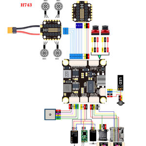 Dakefpv h743 ביצועים גבוהים FPV מירוץ fpv-מצויד עבור Fpv רכיבים מתכת רחפנים בקר טיסה & 60a <span class=keywords><strong>esc</strong></span> - Product Image 3