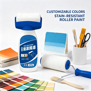 Pasta Reparadora de Paredes, Rodillo para Pintar, Quitamanchas y Producto Mágico de Renovación, Pintura de Látex para Interiores, 500g - Product Image 6