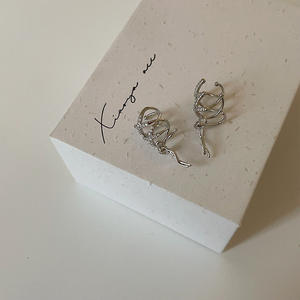 Pendientes de Clip con Lazo para Mujer, Elegantes, de Alta Calidad, Temperamento a la Moda, Combinan con Todo - Product Image 5