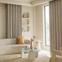 Rideaux occultants thermiques de luxe à œillets de couleur unie, sur mesure pour hôtels, appartements et décoration intérieure