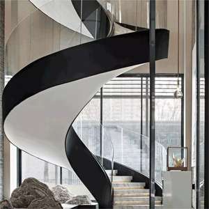 Villa Standard australiana idee di lusso scala a chiocciola prezzi battistrada in legno scala a chiocciola rotondo ponte scale dalla fabbrica di foshan - Product Image 2