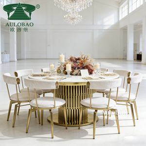 Rembourrage de chaise de salle à manger de cadre d'acier inoxydable de restaurant de salle à manger - Product Image 5