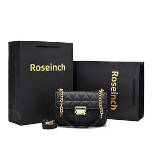 กระเป๋าผู้หญิงหรูหรา2024แฟชั่นใหม่กระเป๋าสะพายข้างสายโซ่ปักลายพื้นผิวด้าย - Product Image 4