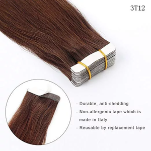 Jasmine Beauty Luxury European Hair Double Drawn Invisible Tape-In Hair Extensions Customized Color Soft Shiny Quality - Product Image 5
