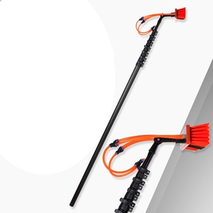 2m-21m Solar Eco-Friendly Carbon Fibre Water Fed Pole with Cleaning Brush for High-rise Window Cleaning (<b>Model</b> TOP-CFRP) - Product Image 4