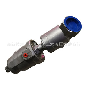 Vanne à siège incliné pneumatique en acier inoxydable, tête à filetage interne DN15 20 25 32 40, application vapeur haute température - Product Image 3