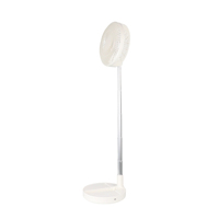 Ventilateur de table pliable multifonctionnel rechargeable par USB de haute qualité, 8 pouces, 2 en 1, hauteur réglable, 5 pales
