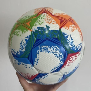 Factory Direct Wholesale Eco Friendly Thermal Bonded PU Lightweight Durable Indoor/Outdoor Soccer <b>Ball</b> Standard Size 5 Sports - Product Image 2