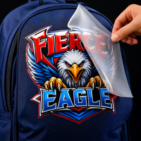 Autocollant personnalisé thermocollant pour sac fourre-tout, sac à dos, impression de logo, marquage de marque, tissu réutilisable, vente en gros, service d'usine OEM