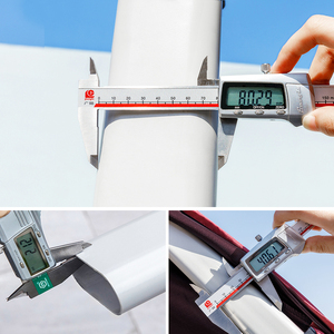 Ngoài trời UV kháng Vườn Hồ Bơi Ô dù thép không gỉ cực bãi biển Patio ô dù & căn cứ cho nhà hàng ăn uống - Product Image 4