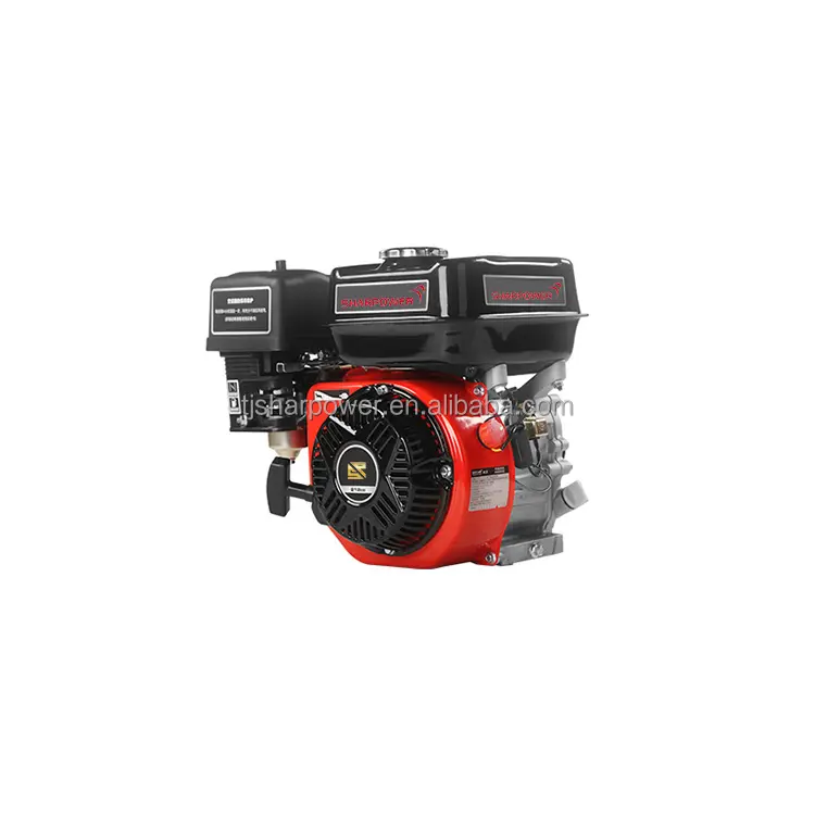 Personalizado pequeño 168f 170f 173f 178f 182f 188f 190f 192f 5.5hp-18hp Motor de combustible de gasolina de 1 cilindro y 4 tiempos