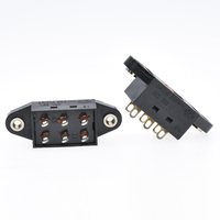 Sélecteur de tension vertical 2 positions 110V 220V 6 bornes SPDT DPDT, interrupteur coulissant électronique 12A 125V/250V Cuivre/PBT pour
