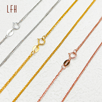 Promotion de Vente en Gros : Chaîne Chopin en Or Massif 18 carats (Au750) – Bijoux en Or Pur 18 carats Véritable – Vente en Gros