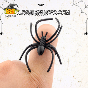 Accessoires en coton en forme de toile d'araignée, anneau lumineux dans le noir, décoration d'Halloween pour maison hantée, salle d'évasion, aménagement de lieux - Product Image 4