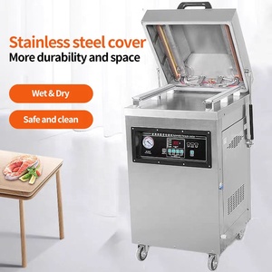 Dz430 Factory Price Commercial Auto Single Chamber Nut <b>Fish</b> Fruit Vegetable Meat Rice Dry Wet Vacuum Packing Machine With Wheel - Product Image 4