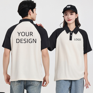 New Customized Logo Short Sleeve Polo-shirt Casual T-shirts Polo Shirts Unisex Slim Polo Shirt