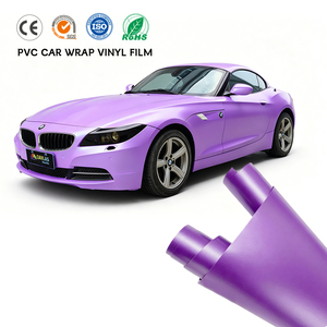 Película Decorativa de PVC Cerámica Morada para Ventanas de Automóviles CARLAS, Vinilo de Color PPF para Automóviles, Adhesivos para Automóviles, Compatible con Todos los Modelos de Vehículos - Product Image 1