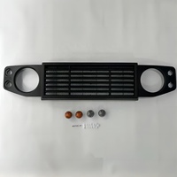Pour Suzuki Jimny JB64 JB74 2019-2023 Grille de voiture LITTLE D Racing Grilles ABS Style Defender Grille avant en maille Couverture d'accessoires de voiture