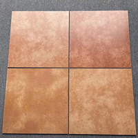 Carrelage Céramique Rustique Émaillé Antidérapant Antibactérien Jaune Brun Mat 600x600mm pour Intérieur et Extérieur