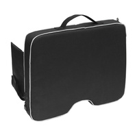 Alimentation USB portable avec coussin de siège chauffant de stade épaissi à 3 niveaux de température réglable avec dos nu et poignée