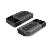 Lecteur de codes-barres portable 1D 2D QR BT, mini lecteur de codes-barres manuel pour smartphone et tablette IOS Android, sans fil + USB