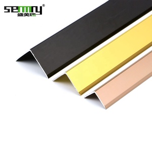 Trang Trí Gạch Hình Chữ L Cạnh Gốm Góc Tường Bên Ngoài Viền Hợp Kim Nhôm Chải 7-20 Ngày Hỗ Trợ ISO9001 SM34 - Product Image 3