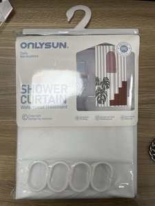Rideau de <span class=keywords><strong>douche</strong></span> d'hôtel en PEVA blanc pur 110GSM <span class=keywords><strong>180X180</strong></span>, imperméable - Product Image 4