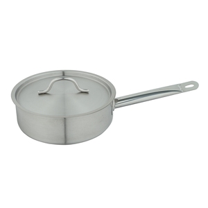 Commercial Kitchen Cookware Set Stainless Steel Triply <strong>Induction</strong> <strong>Saucepan</strong> 03 Chef Metal Collection - Product Image 1