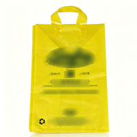 Bolsas de Compras de Plástico Reutilizables de Alta Calidad, Ecológicas, de LDPE, con Logotipo Personalizado, Base Reforzada y Asa Suave