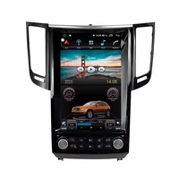Lecteur multimédia de navigation GPS Android 14 avec écran tactile de 12,1 pouces, Bluetooth stéréo pour Infiniti FX35 FX37 FX50