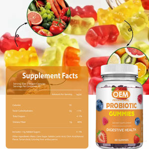 Bonbons gélifiés probiotiques aux enzymes digestives biologiques Ausreson, vitamines pour la santé des femmes, complément alimentaire pour adultes - Product Image 2