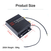 Isolateur intelligent double batterie 12V 24V 150A 200A 250A avec relais de détection de tension pour mise à niveau du système double batterie de camping-car et voiture