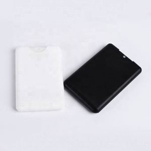 Screen Printing 20ml <b>Plastic</b> Credit Card Flat Spray Bottle <b>Pocket</b> Size Card Sprayer,empty White Credit Card Perfume Spray - Product Image 2