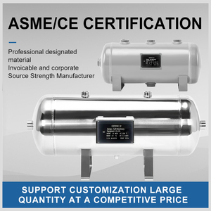 Werkseitig angepasster ASME 10L Edelstahl Mini Druckluft behälter Luftdruck <span class=keywords><strong>tank</strong></span> Luftbehälter - Product Image 3