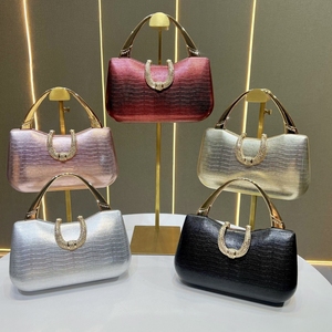 Pu Women Luxury Evening Clutch <b>Bag</b> With Detachable Chain Strap For Wedding Formal Party Occasions - Product Image 1