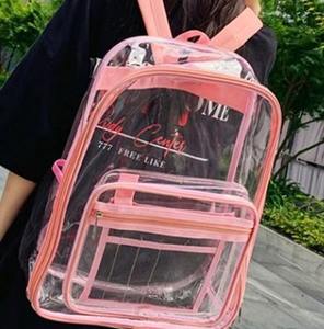 Nouveau design, sac à dos scolaire transparent imperméable en PVC pour garçons, sac à dos personnalisé pour enfants, sac d'école pour enfants, sacs d'école - Product Image 4