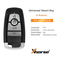 1PCS XSFO02EN Clé Intelligente Universelle Série XM38 4 Boutons