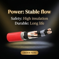 Câble d'alimentation souterrain industriel Zhongkai BS7835 pour l'exploitation minière, moyenne tension, 3*50mm, cuivre, gaine XLPE PVC, 3.8/6.6(7.2)kV