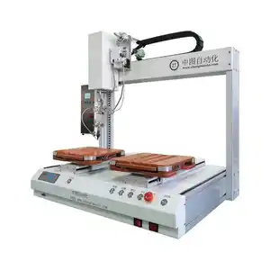 Solder Machine Automatic Dual Wave Rotating Soldering Robotic Machine Desktop LED Strip Soldering Machine