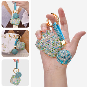 Écouteurs à paillettes, charge sans fil pour AirPods, porte-clés de 3e génération pour AirPods <span class=keywords><strong>Pro</strong></span> étuis écouteurs pour Air Pods 3 étuis - Product Image 4