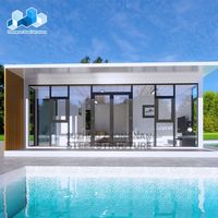 Maison mobile détachable 20 pieds 30 pieds, petite maison modulaire portable en conteneur avec 2 3 chambres à coucher, maison préfabriquée en conteneur solaire