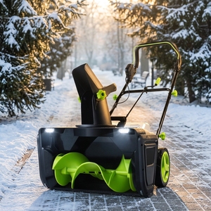 Balayeuse à neige manuelle multifonctionnelle haute performance 36 kg 48 V avec brosse à rouleau - Product Image 1