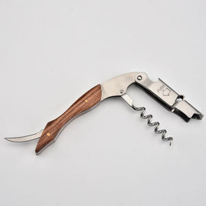 الجملة متعددة الوظائف و عالية الجودة خشبية المفتاح زجاجة نبيذ فتاحة - Product Image 4