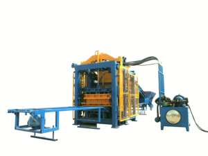 Ligne de production de blocs de béton entièrement automatique haute capacité QT8-15 pour la fabrication de blocs creux, de pavés solides et de bordures - Product Image 1