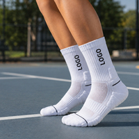 Chaussettes de sport en coton avec logo de marque personnalisé, faible quantité minimale de commande, chaussettes de sport respirantes pour la salle de sport et le fitness, chaussettes de sport unisexes en coton pour le basketball